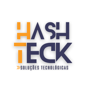 Logo Hashteck soluções tecnologicas.